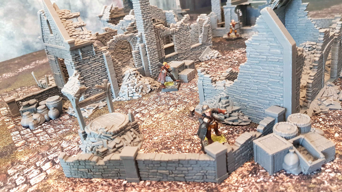 GRIMDALE - VILLAGE PACK x8 ELEMENTS image 0