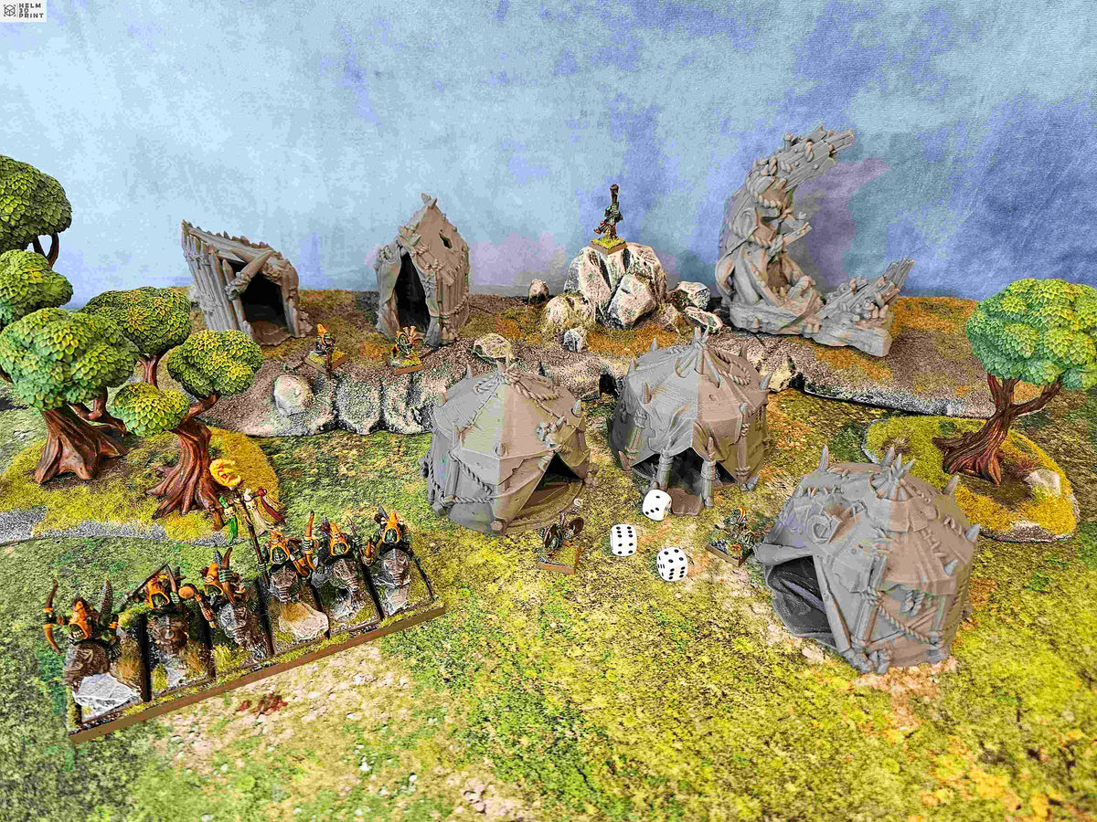 GOBLIN CAMP - FULL SET x6 ELEMENTS image 2