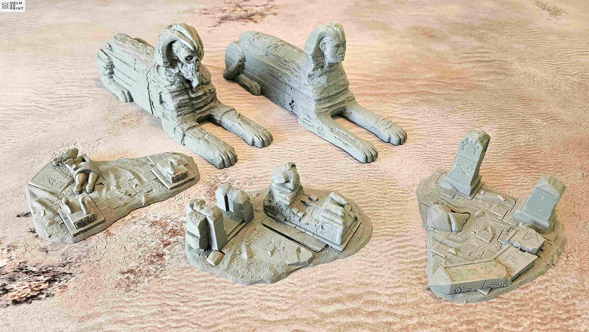 EGYPT TERRAIN - PACK x5 ELEMENTS image 3