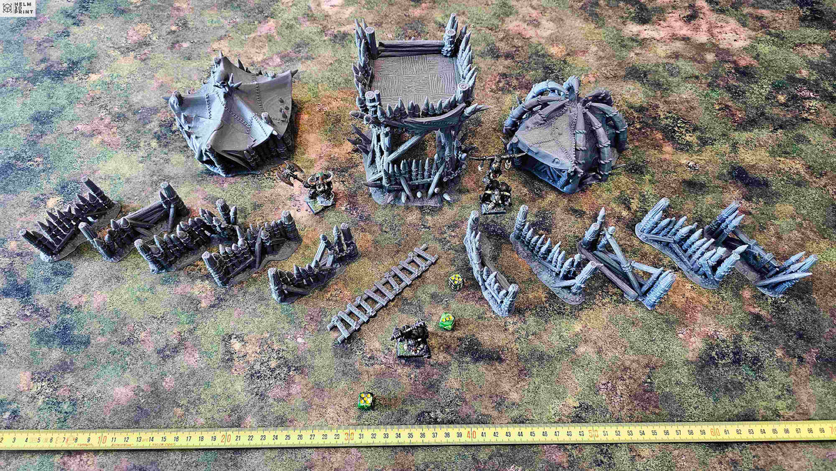 URLAG GORBOK- PACK ORC CAMP x4 ELEMENTS image 10