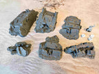 CRASHED TANKS - FULL SET x6 ELEMENTS image 2