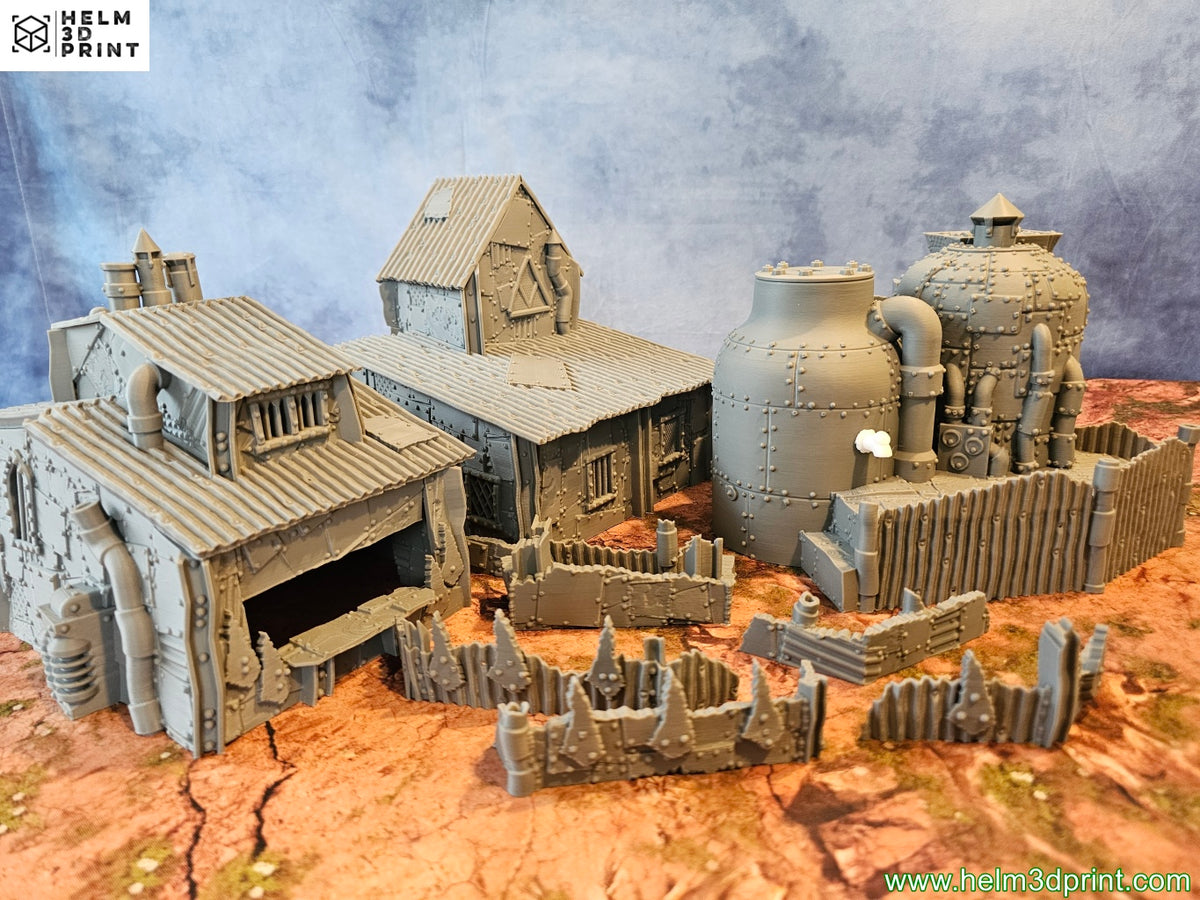 RIVET CITY - PACK X3 BUILDINGS image 1