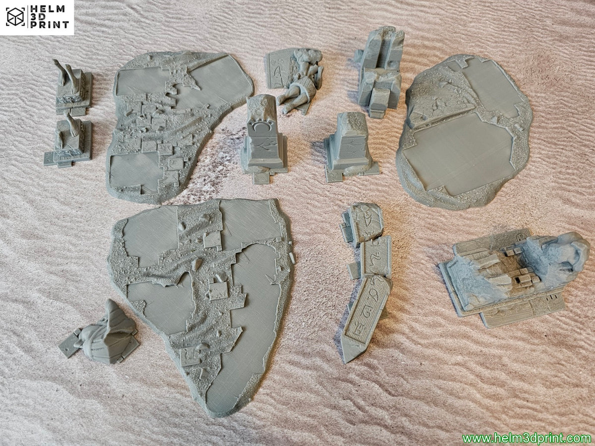 EGYPT TERRAIN - FULL SET x8 ELEMENTS image 11