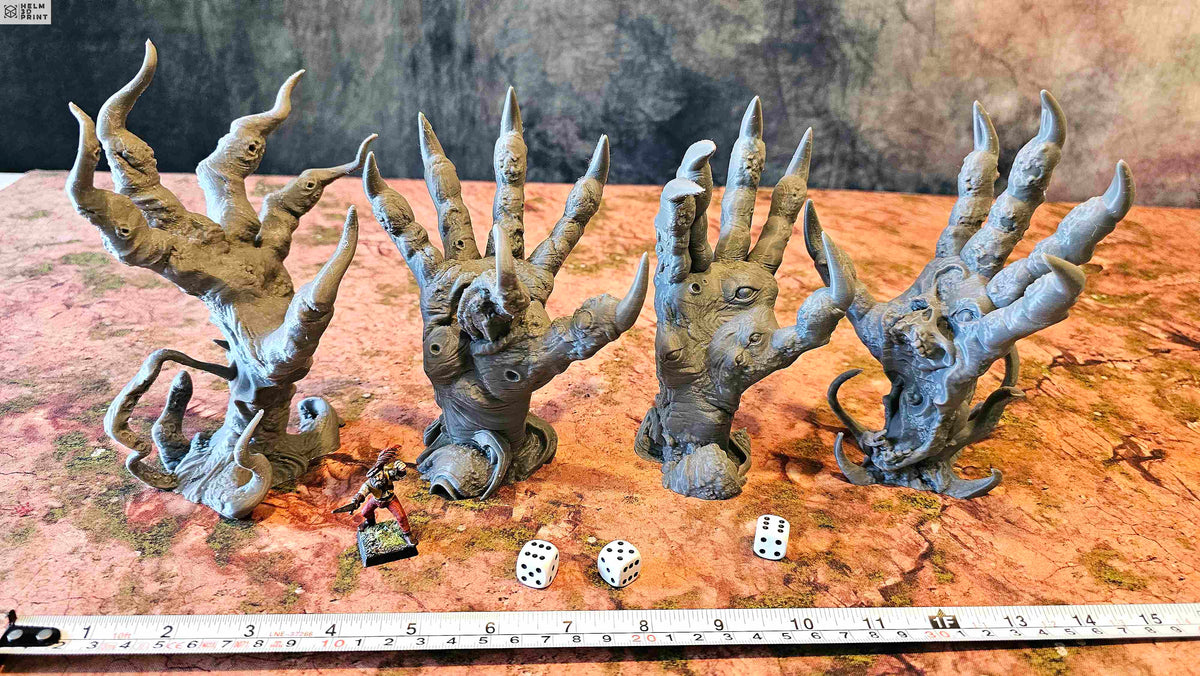 HELLISH TERRAIN - PACK HELL HANDS x4 ELEMENTS image 1