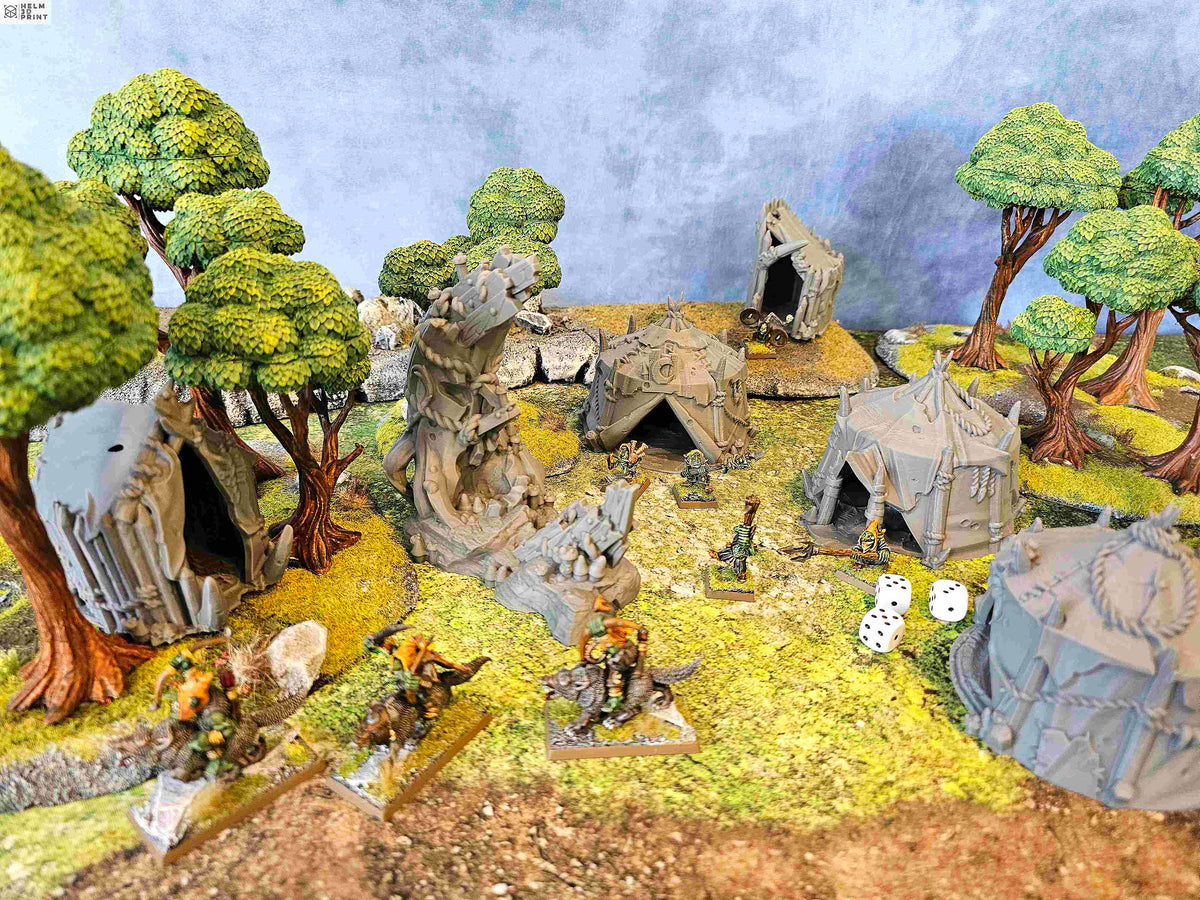 GOBLIN CAMP - FULL SET x6 ELEMENTS image 3