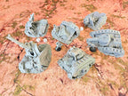 DESTROYED TANKS - FULL SETx6 ELEMENTS image 0