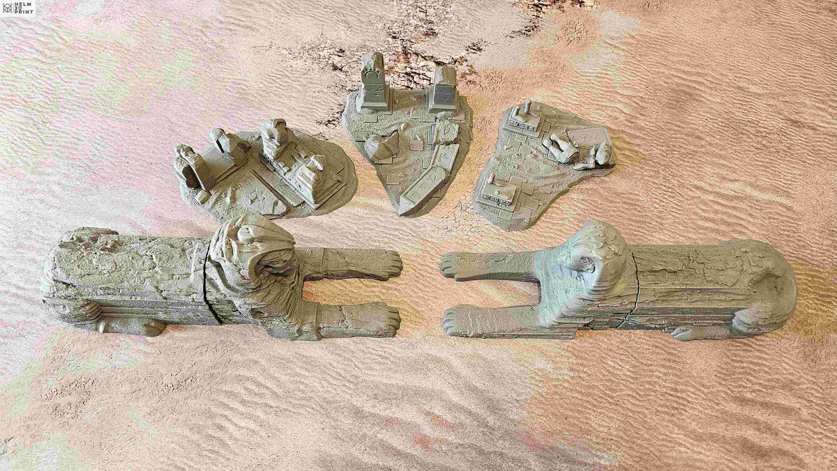 EGYPT TERRAIN - PACK x5 ELEMENTS image 11