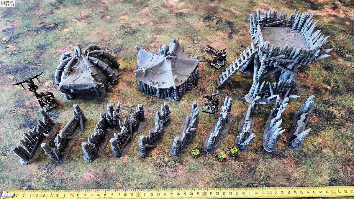 URLAG GORBOK- PACK ORC CAMP x4 ELEMENTS image 9
