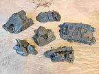 CRASHED TANKS - FULL SET x6 ELEMENTS image 12