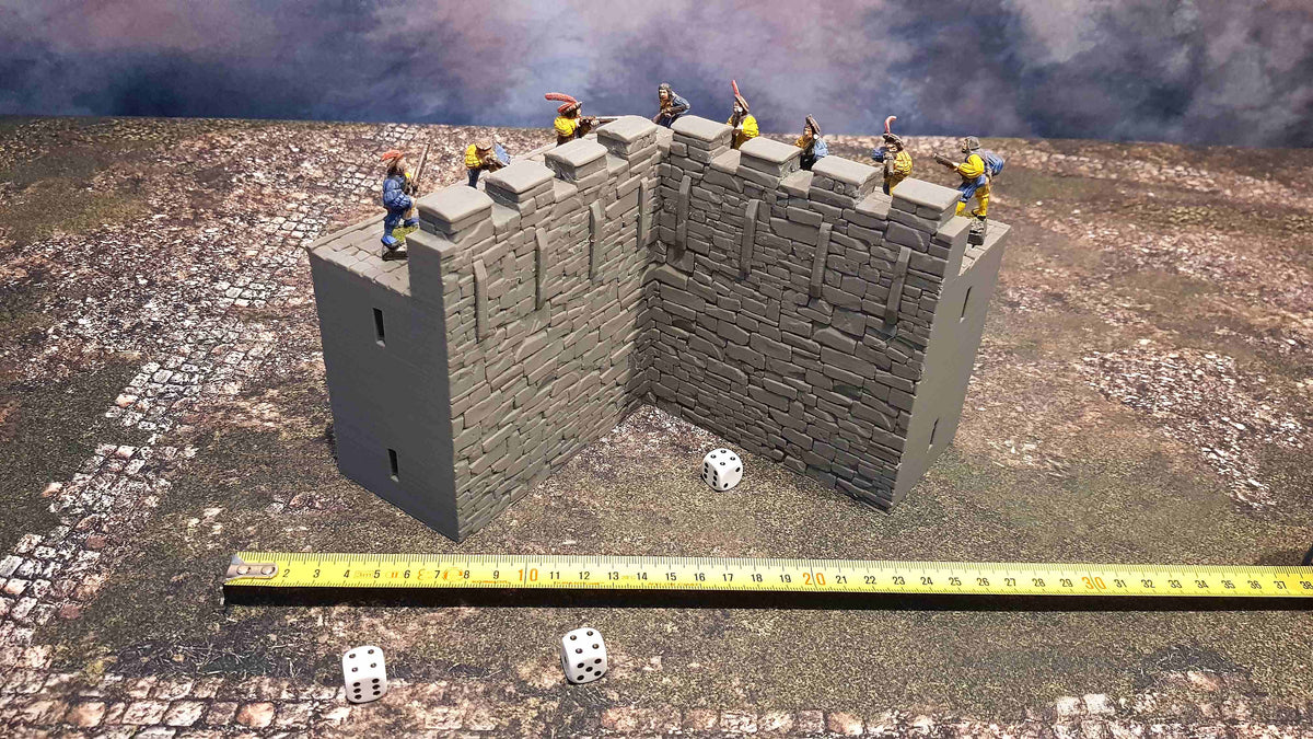 ANCRABOURG CITY WALLS - CORNER OUTWARD image 0