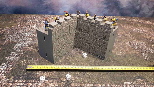 ANCRABOURG CITY WALLS - CORNER OUTWARD image 0