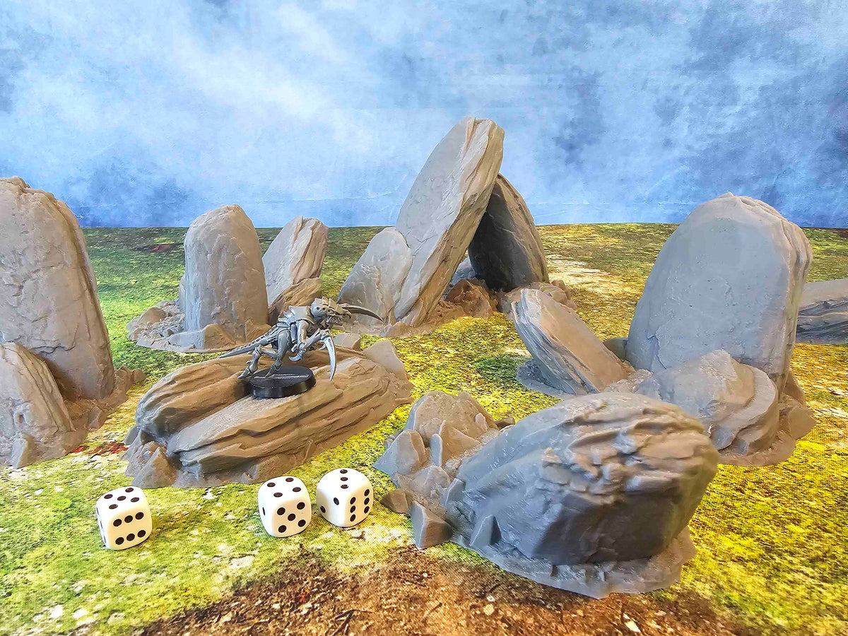 ROCKY SCATTER TERRAIN x8 ELEMENTS image 0