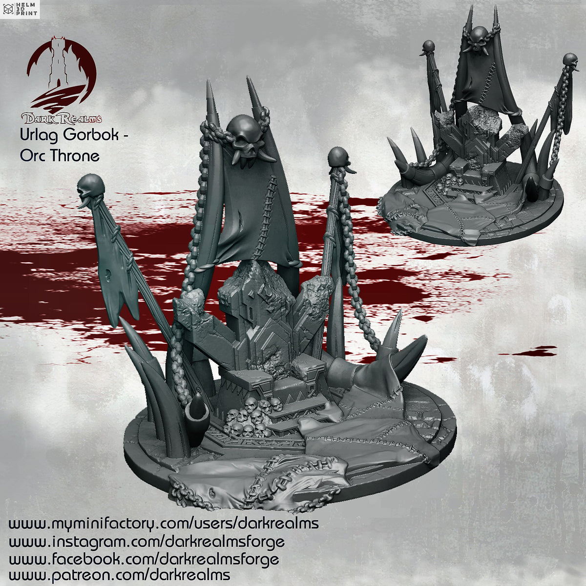 URLAG GORBOK - ORC THRONE image 1