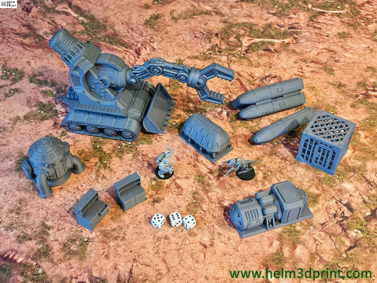 SPACE COLONY - PACK SCATTERS + ENGINE image 4