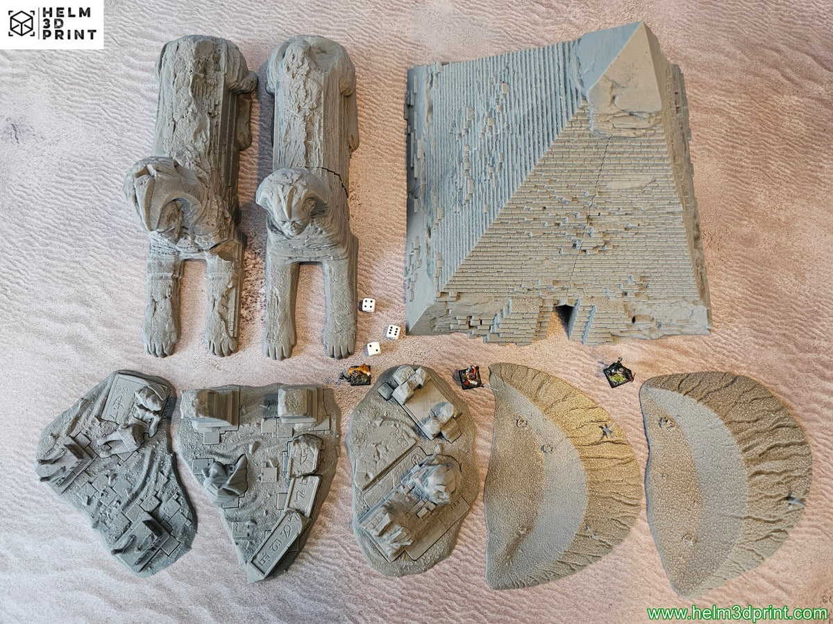 EGYPT TERRAIN - FULL SET x8 ELEMENTS image 3