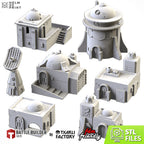 DESERT BUILDINGS - FULL SET x7 ELEMENTS image 1