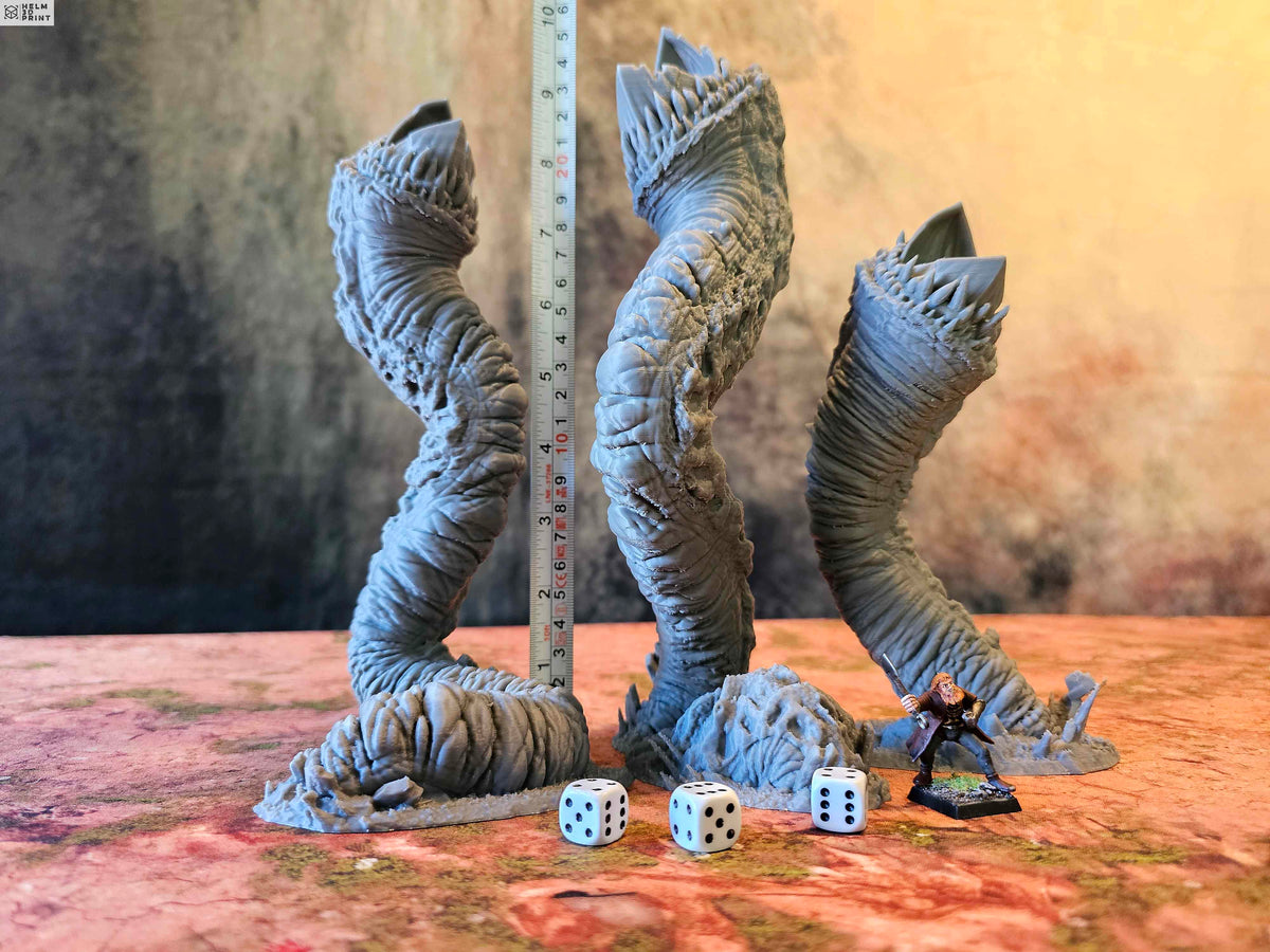 HELLISH TERRAIN - PACK HELL WORMS x3 ELEMENTS image 7