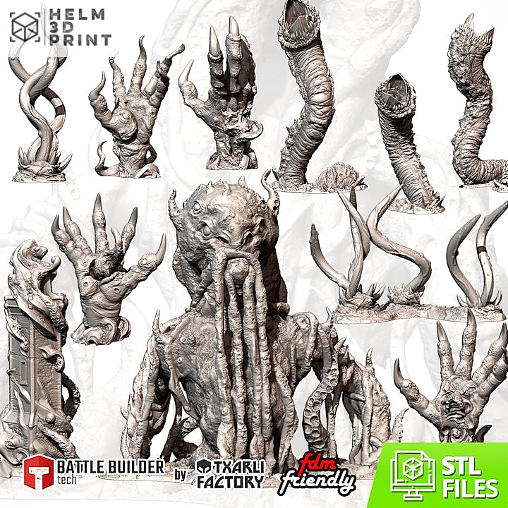 HELLISH TERRAIN - FULL SET x11 ELEMENTS image 1