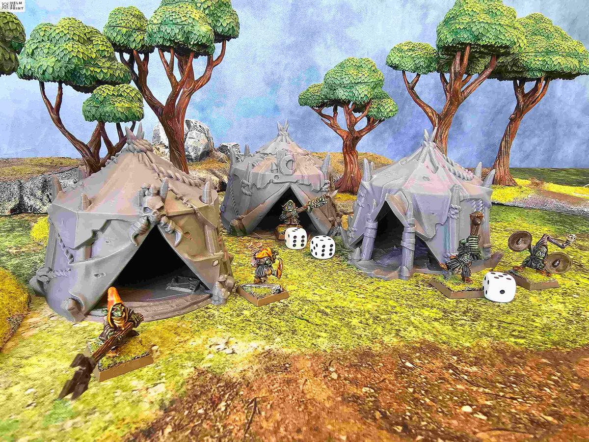 GOBLIN CAMP - TENTS x3 image 1